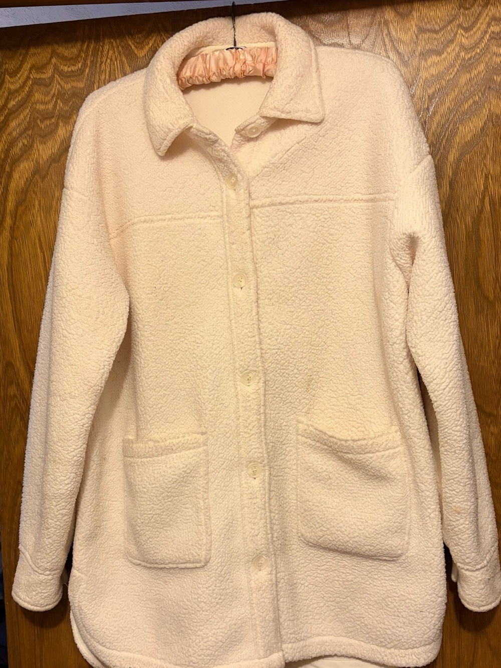 DSG Cream Teddy Sherpa Button-Up Jacket